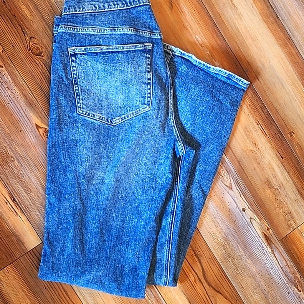 Gap 90s loose flare mid rise jeans